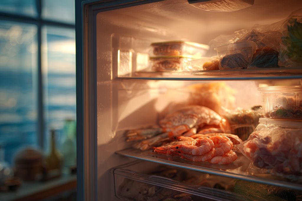 Conservation des fruits de mer au réfrigérateur