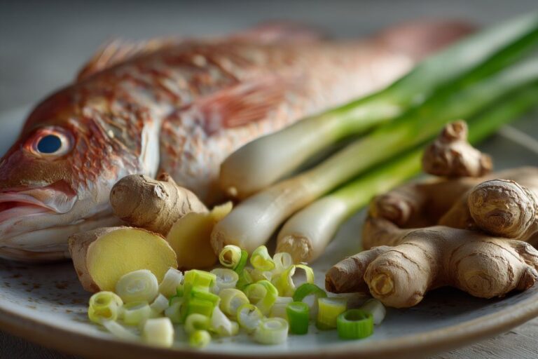 Recette poisson vapeur au gingembre et ciboule